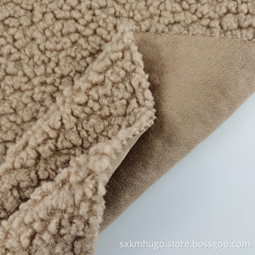 100% Polyester Teddy Velvet Fabric for Sofa Upholstery